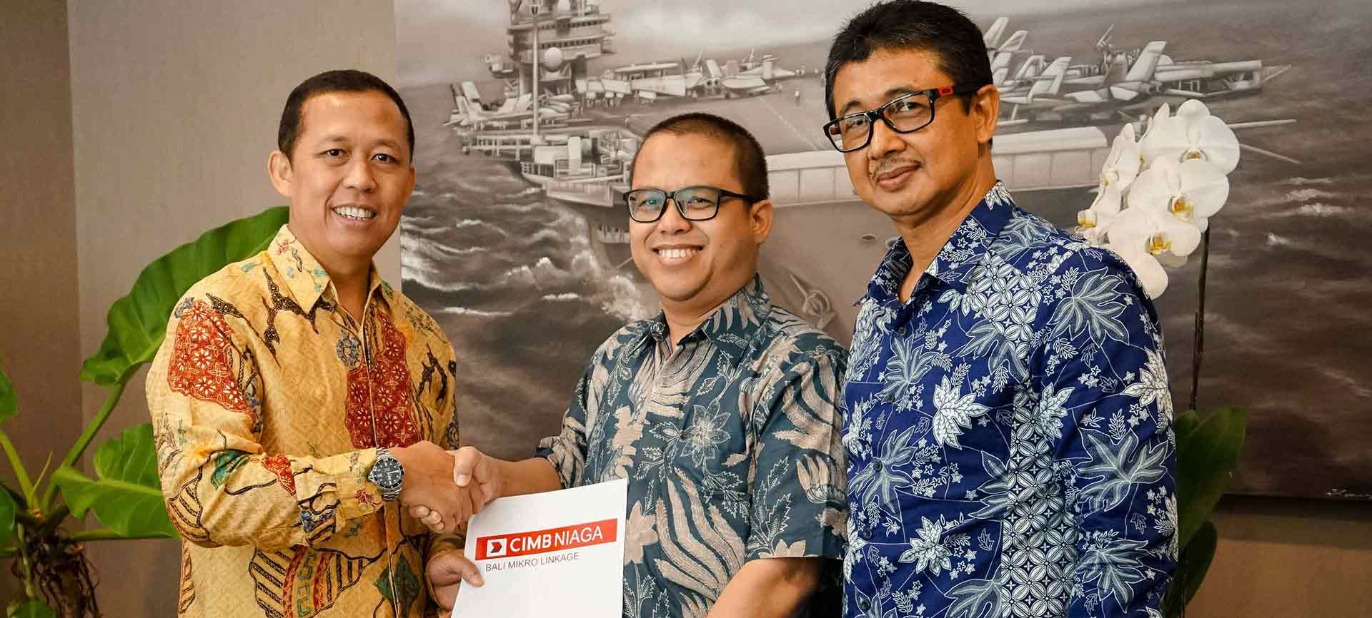 Strengthening MSMEs Credit, BPR Lestari Bali Receives Funds Rp. 150 Billion from CIMB Niaga