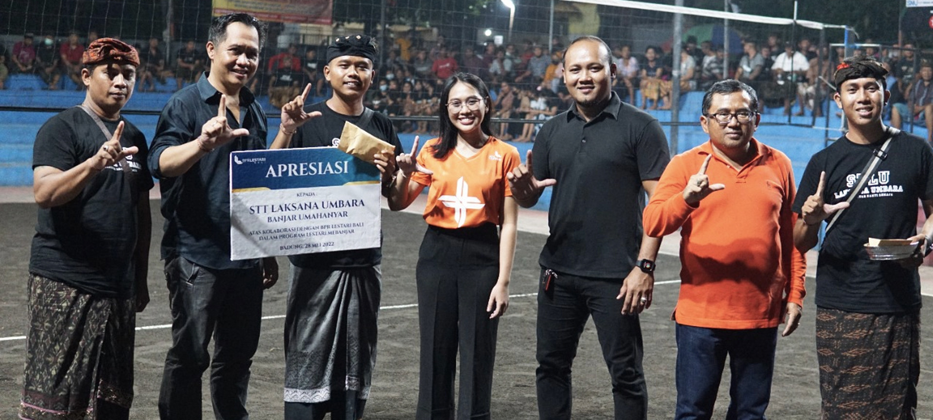 Kembangkan Kreativitas Generasi Muda, BPR Lestari Dukung Kegiatan Olahraga STT Laksana Umbara