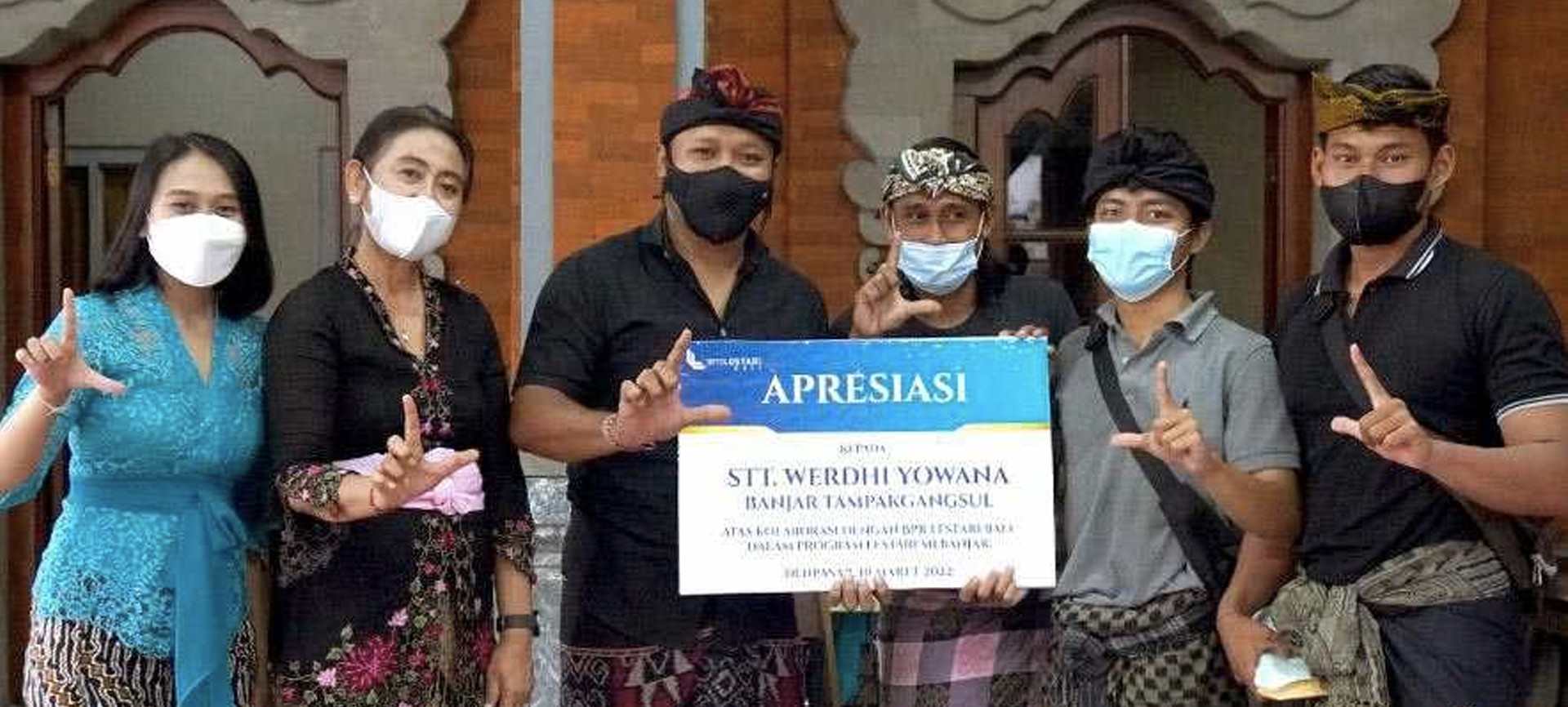 Push Bali Steady, BPR Lestari Collaborated with ST Werdhi Yowana through Lestari Mebanjar