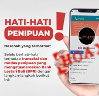 Waspada Modus Penipuan! Begini Cara Mengenali Website Palsu yang Mengatasnamakan Bank Lestari Bali (BPR)